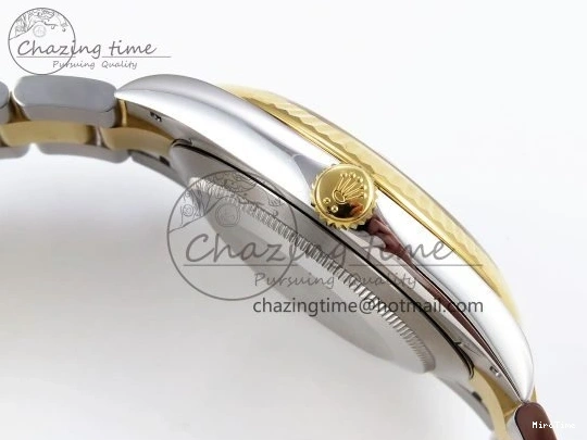 MiroTime 0131 DateJust 41 126333 Clean 1:1 Best Edition 904L Steel Gray Dial Green Roman Marker on SS YG Oyster Bracelet VR Popular 1564